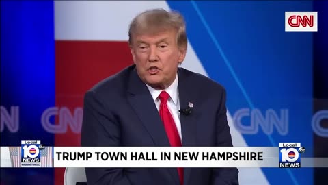 Here is what Trump said during recent townhall