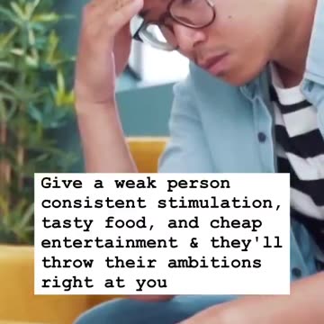 The best way to keep a prisoner from escaping is to make sure he never knows he is in prison