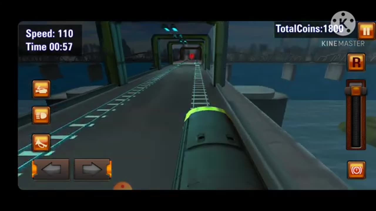 Train simulator game video -- train game