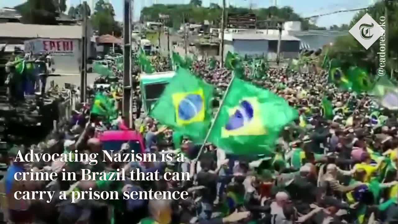 President Bolsonaro supporters make Nazi salute in election loss rallies