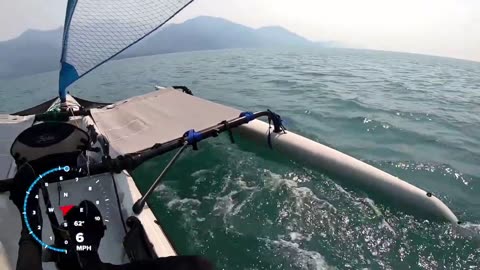 Hobie Tandem sailing in Salak Phet Bay