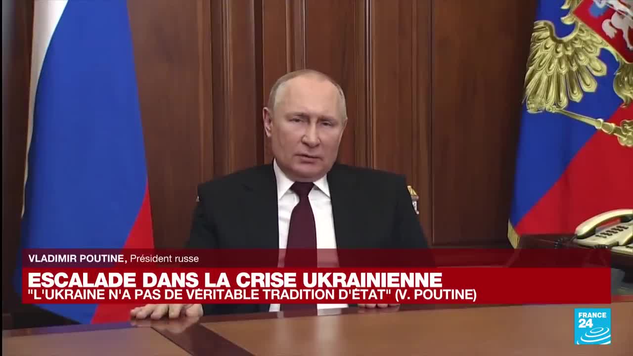 Vidéo sensurée - Vladimir Poutine à la nation Russe. Écoutez bien pour ne pas être désinformé