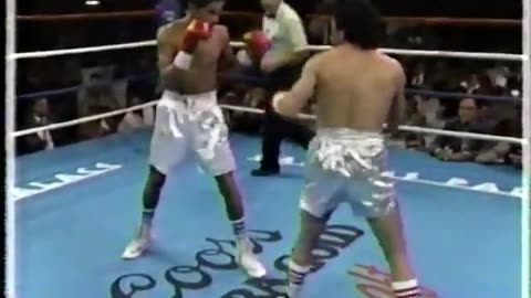Gilberto Roman vs Sugar Baby Rojas Nov 07 1988 Caesars Palace, Paradise, NV