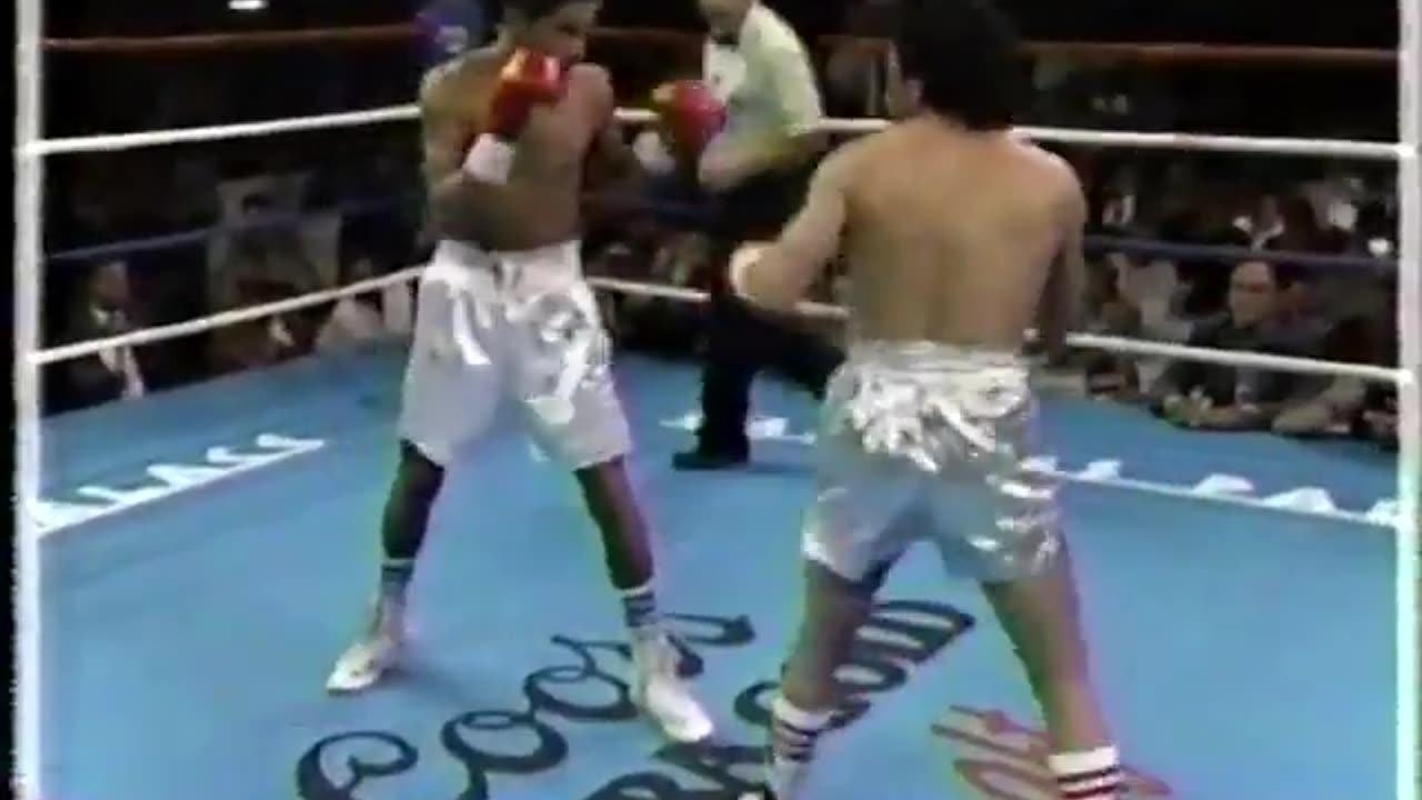 Gilberto Roman vs Sugar Baby Rojas Nov 07 1988 Caesars Palace, Paradise, NV