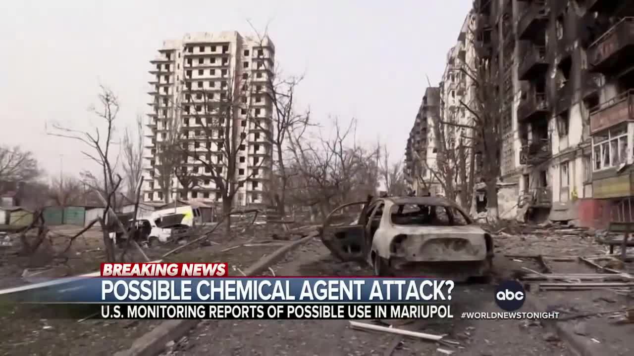 Ukrainian officials investigate alleged chemical attack in Mariupol WNT