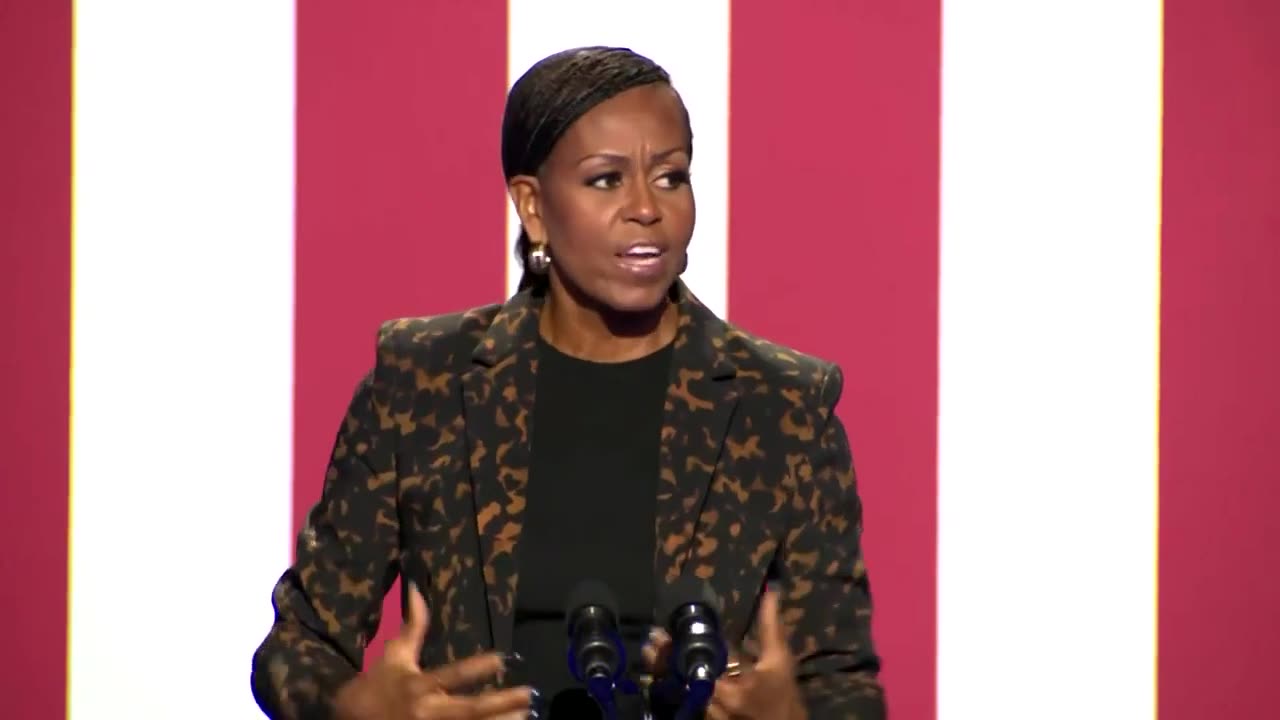 ‘Take our lives seriously,’ Michelle Obama pleads as she rallies for Kamala Harris in Michigan