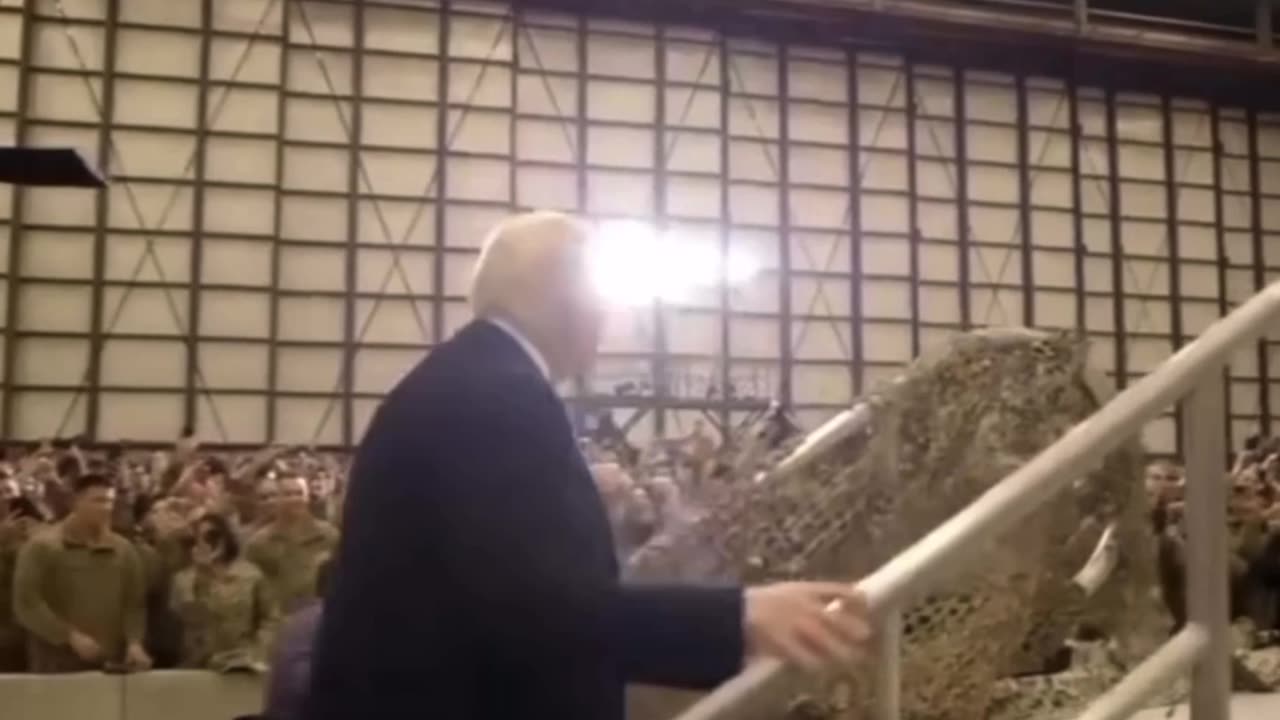 Biden & Trump With Troops. Notice The Difference?