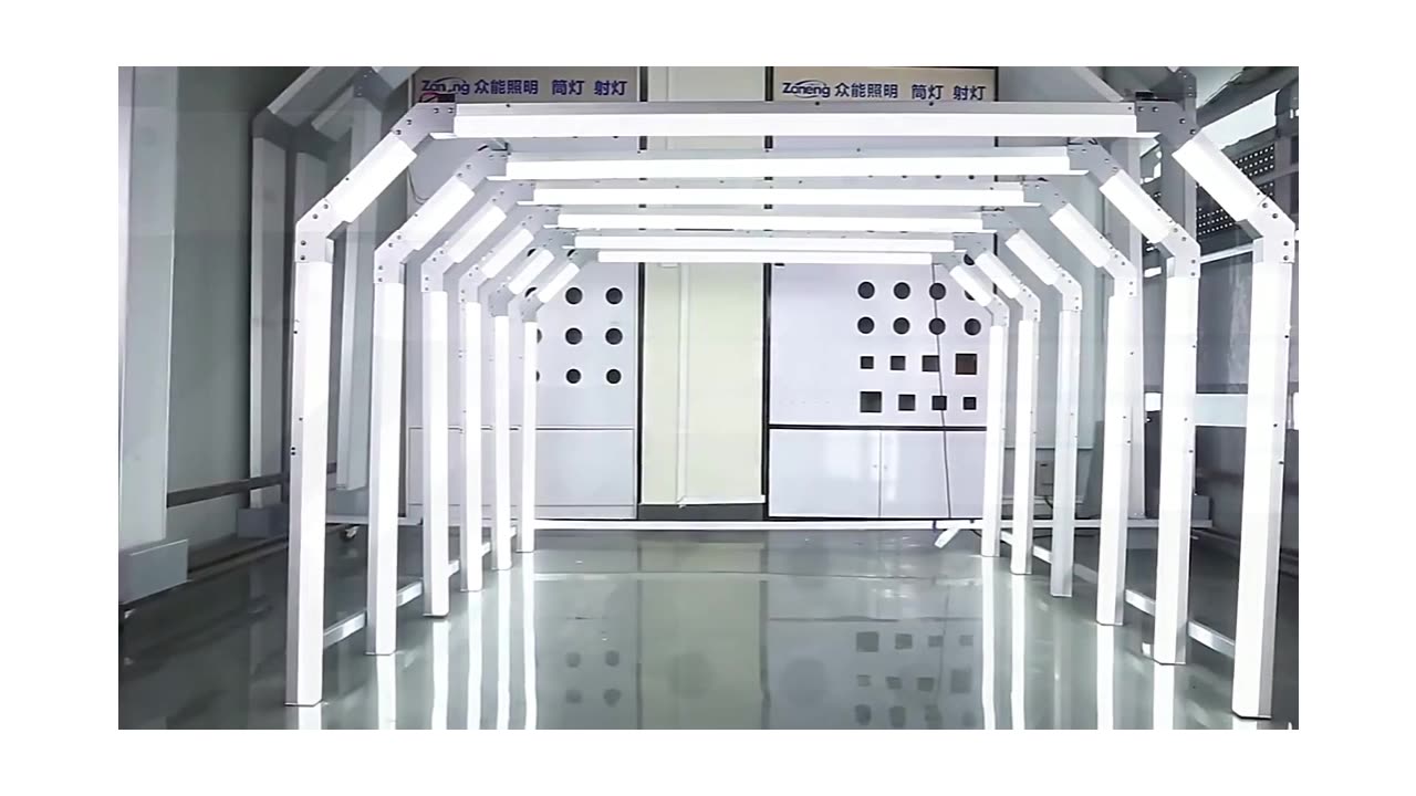 Tunnel Lights For Car Workshop #ledlight #ledlightpanelceiling