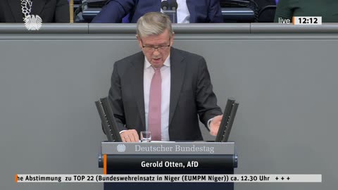 Gerold Otten Rede vom 28.04.2023 - Bundeswehreinsatz in Niger (EUMPM Niger)