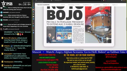 (PSB) Patriot Soap Box (Episode #28): 25th August WEDNESDAY...
