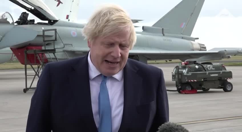 UK Prime Minister Boris Johnson called the attack on Ukrainian kindergarten a 'false flag operation'