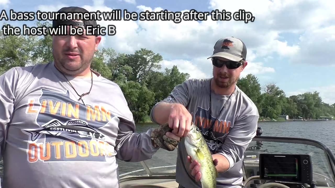 FISHING ERIC B'S BASS TOURNEY WITH LIVIN MN OUTDOORS (MY IMMORTAL BY PAULA'S CHANNEL)