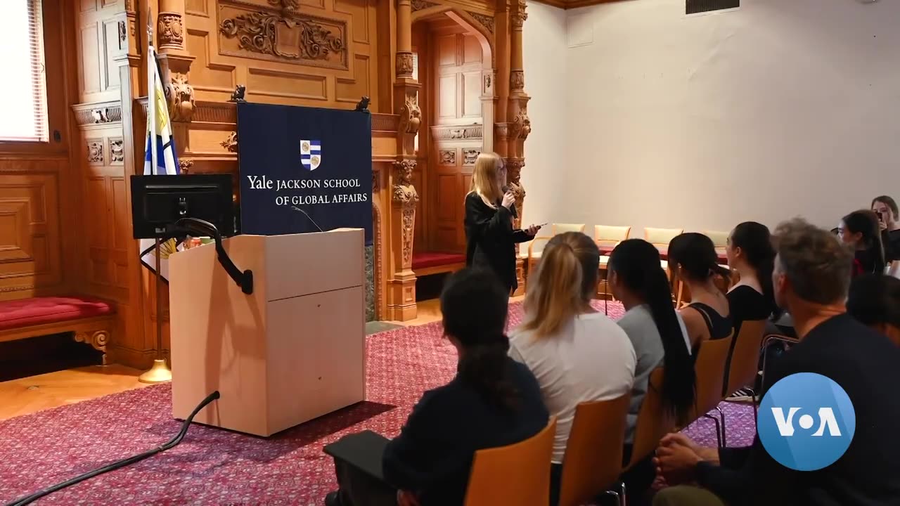 Ukrainian Students at Yale Educate World About War in Ukraine | VOANews