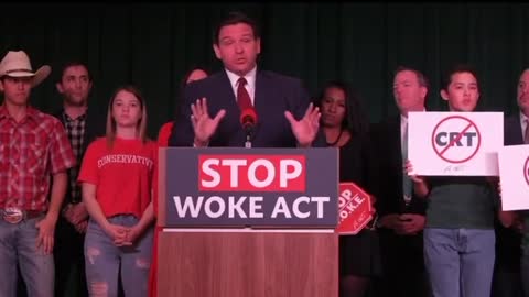 DeSantis SLAMS Liberals With The "Stop Woke Act"