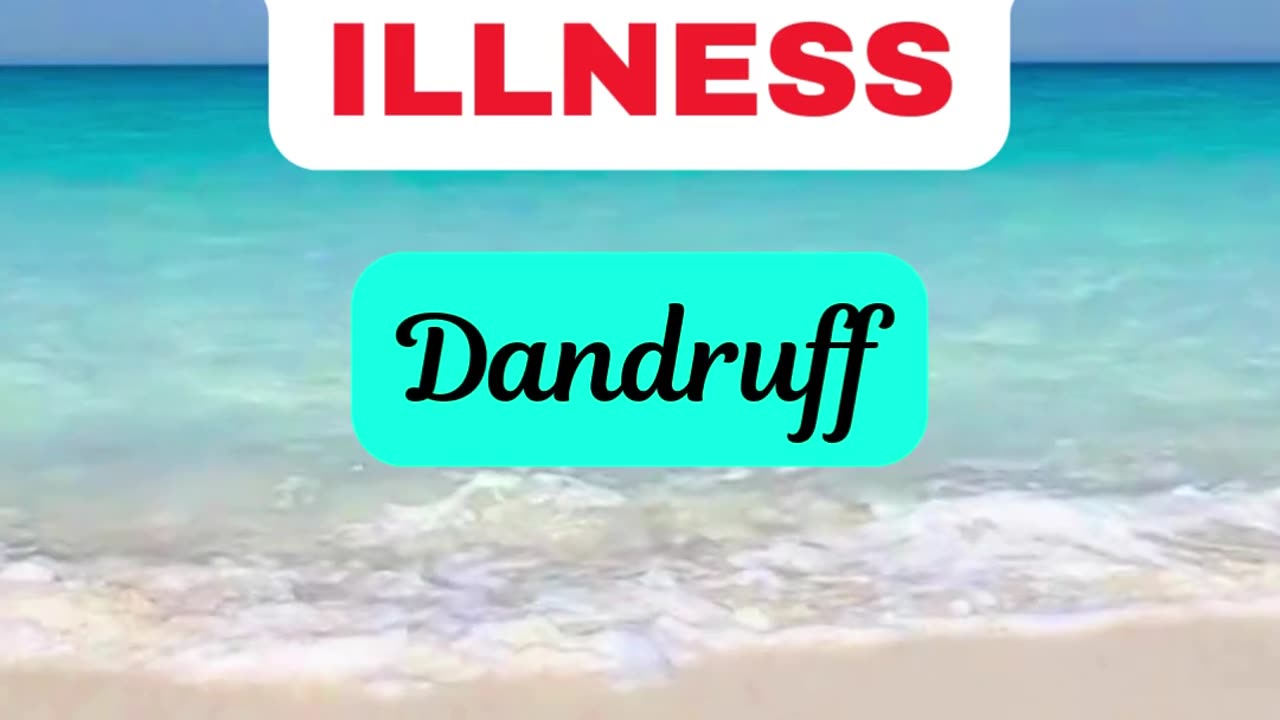 Dandruff: Symptoms and possible remedy.