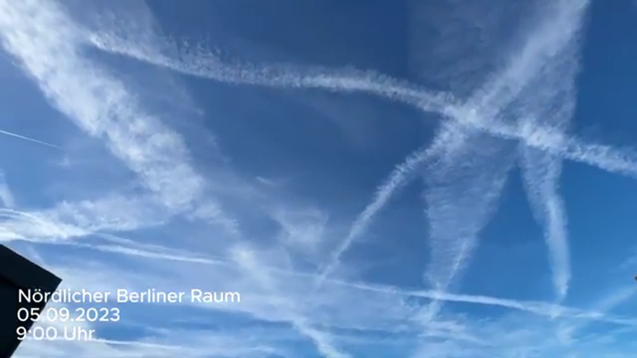 GEOENGINEERING EXTREM über Berlin am 05.09.2023!