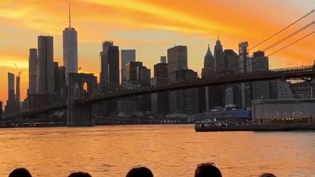 Sit under the Brooklyn Bridge and enjoy the light that belongs to you.