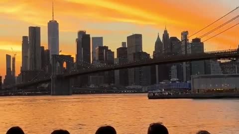 Sit under the Brooklyn Bridge and enjoy the light that belongs to you.