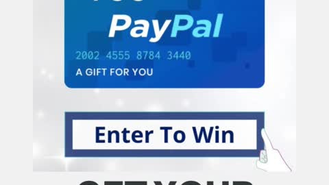 Giveaway Paypal Gift Card you can Chance to Win!! credit for paypal