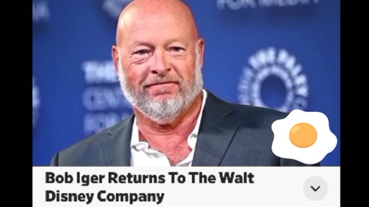 Walt Disney Company Get Back Bob Iger