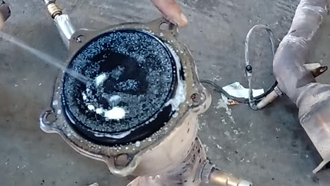 exhaust manifold cleaning