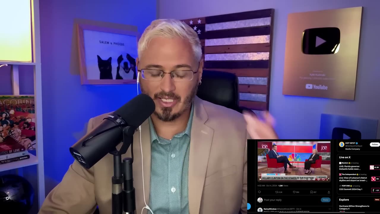 Kyle DUMBFOUNDED By Hillary Advising Kamala On Beating Trump _ The Kyle Kulinski Show