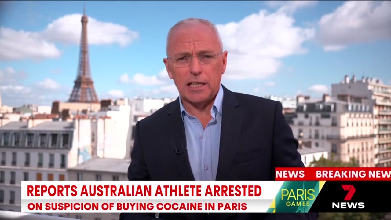 BREAKING: There are reports an Australian athlete has been arrested in Paris.