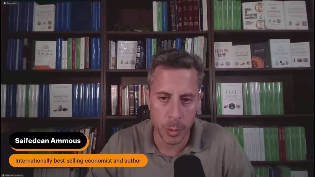 Saifedean Ammous: Bitcoin will eventually overtake Gold as a Global store of value 🪙