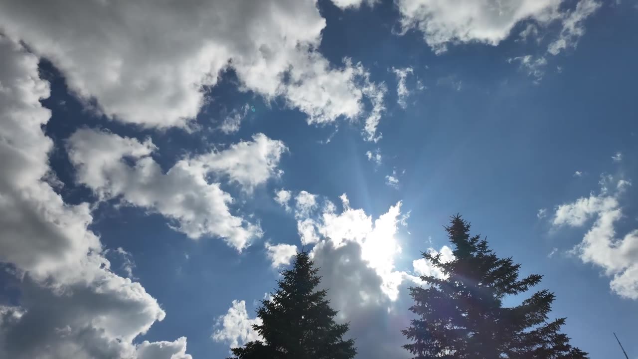 Clouds from my garden wall in Northern Ontario, for dreamers