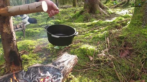 🔥Whole Chicken Prepared in the Forest🔥 Relaxing Cooking