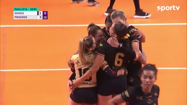 OSASCO 2 X 3 PINHEIROS | MELHORES MOMENTOS | CAMPEONATO PAULISTA DE VÔLEI FEMININO | sportv