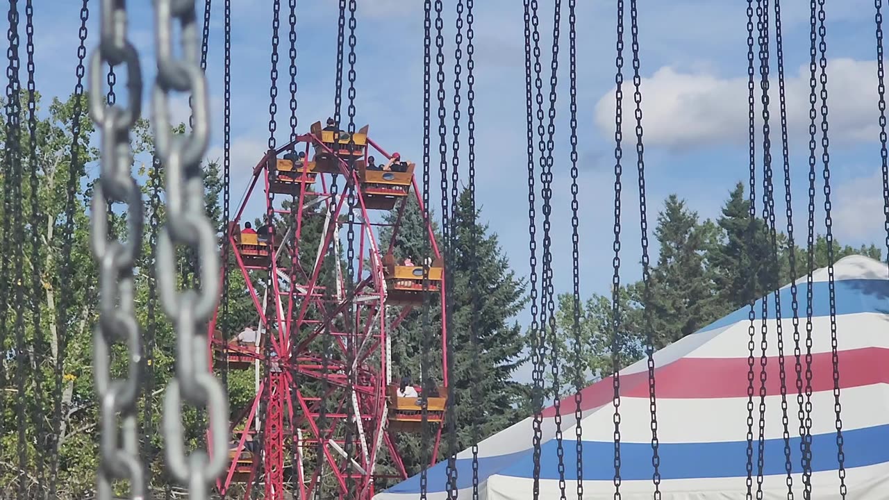 Heritage Park Calgary Canada Round Rides Amazing Experience ਹੇਰਿਟੇਜ ਪਾਰਕ ਕੈਲਗਰੀ ਵਿਚ ਜੂਲੇ ਲਏ