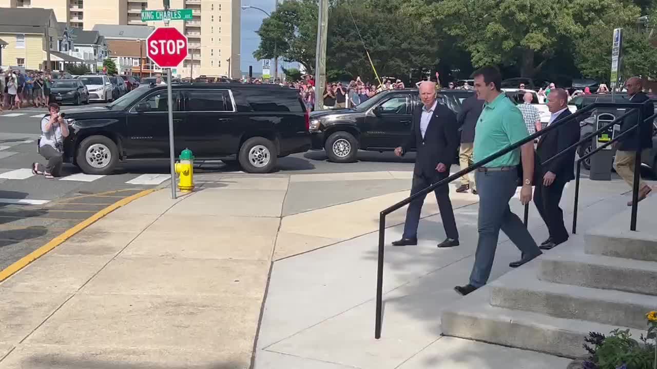 "Biden" hops to prove he is fine