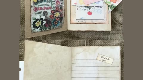 Handmade Vintage JUNK JOURNAL / MEMORY BOOK ❤️