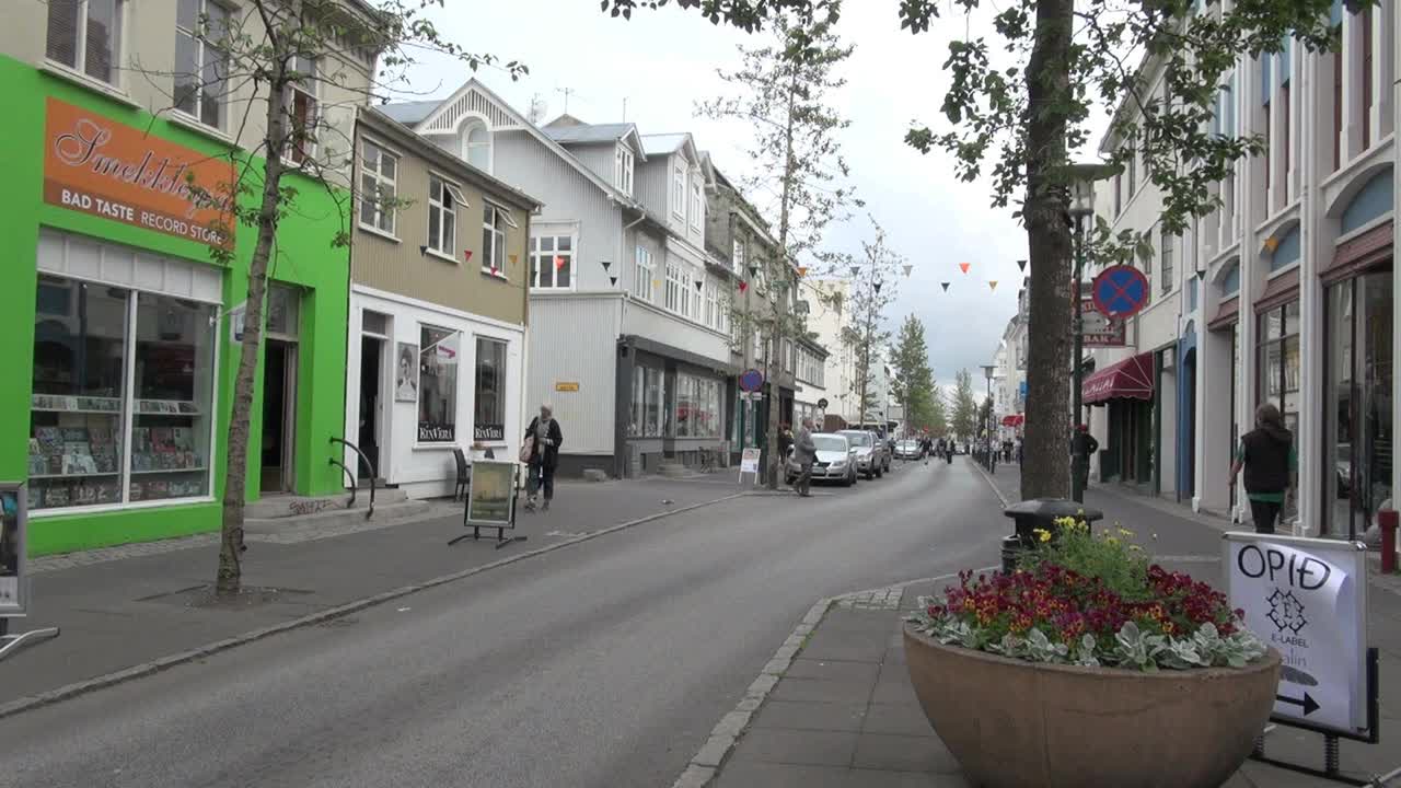 Iceland Reykjavik street