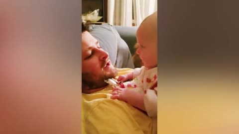The sweet innocence of a baby is so sweet