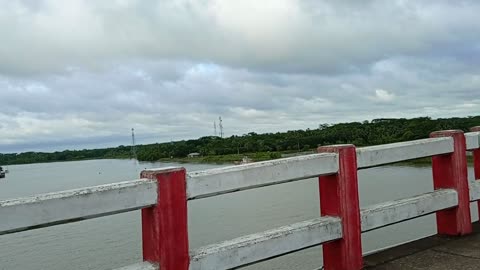 Natural Beauty Of Rever and Sky.