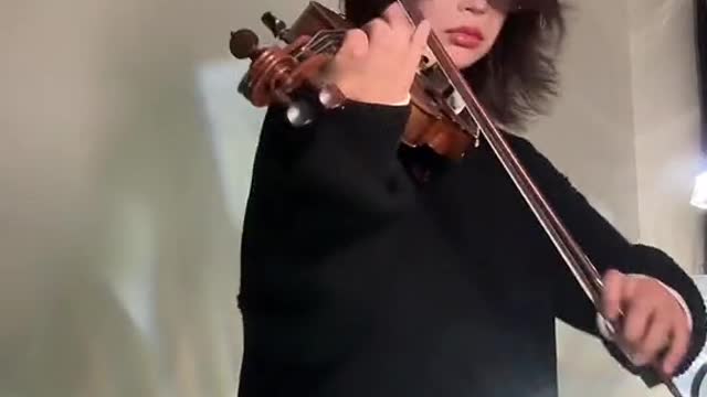 Violin playing