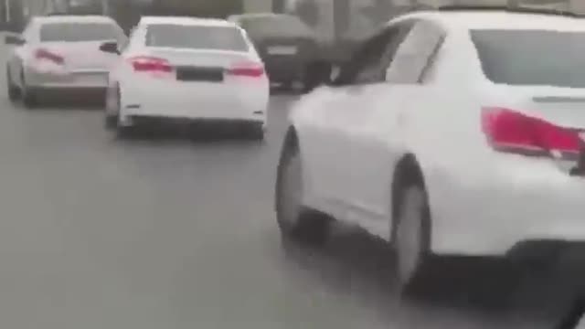 Impatient Driver Starts a Flash Mob