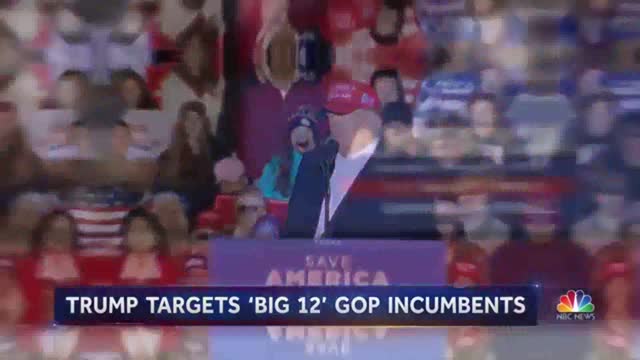 Trump Targets 12 Major Republican Incumbents In Midterms