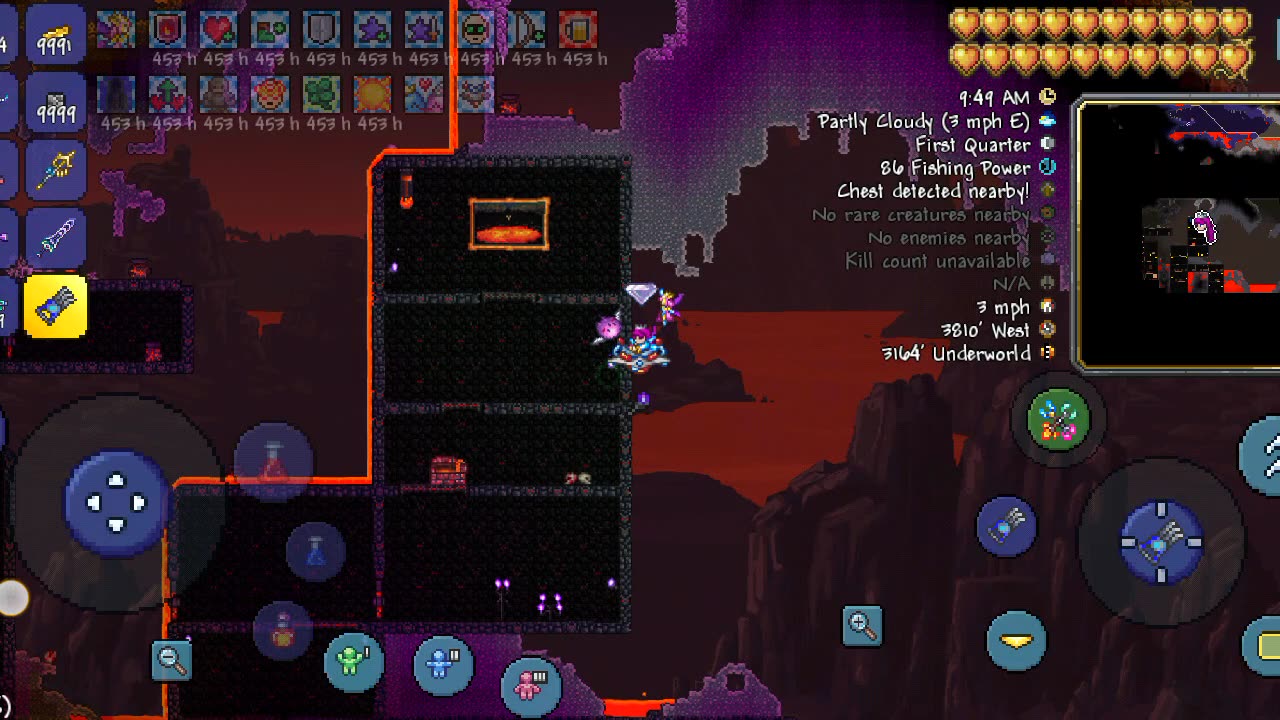 Full hell exploration on Terraria