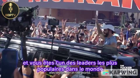 EXTRAIT Tucker Carlson s'entretient avec le président du Salvador, Nayib Bukele.(S.T.F)