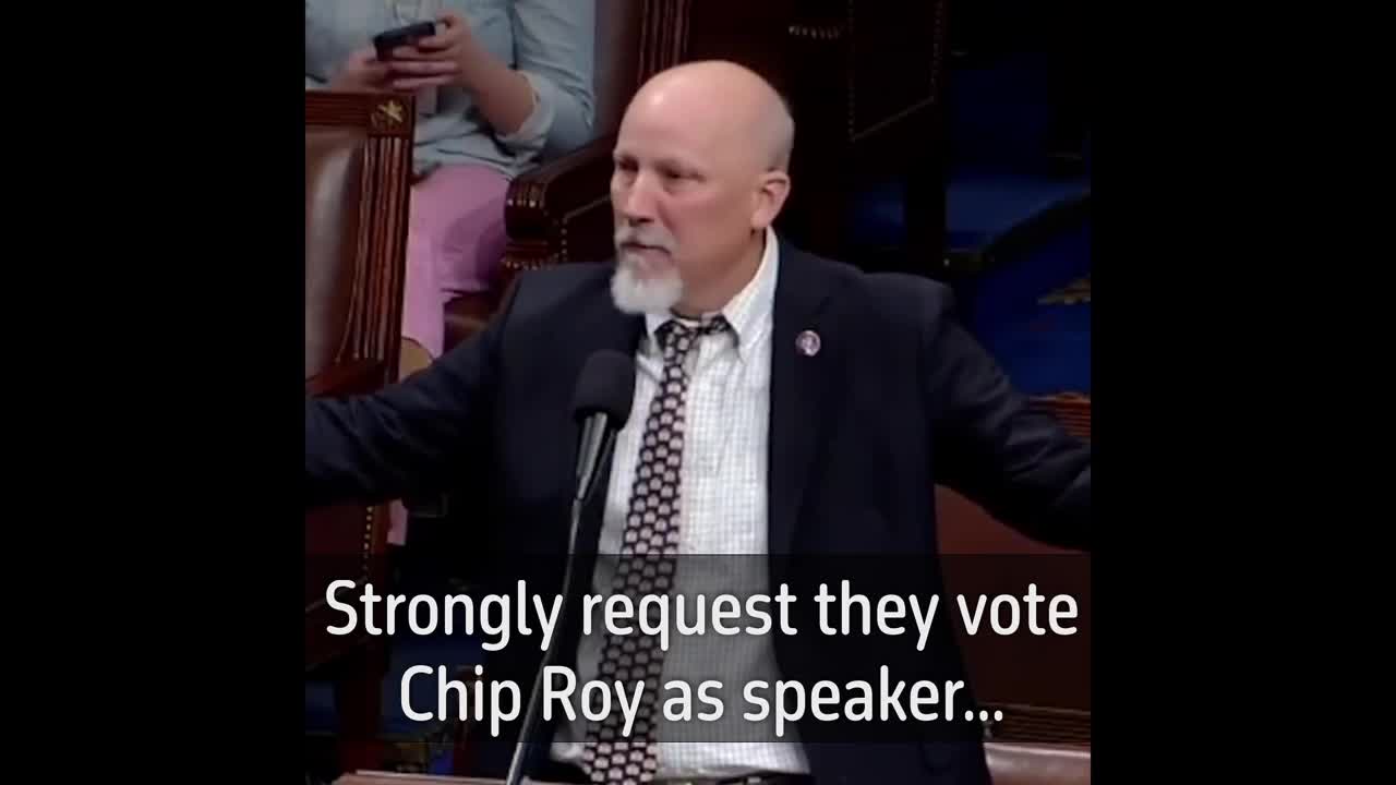 Chip Roy for Speaker