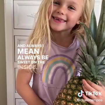 Be like a pineapple
