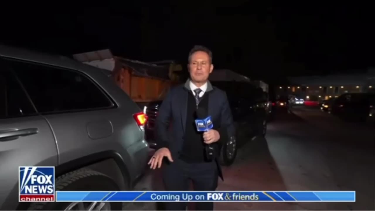 Brian Killmead following Trump's Caravan