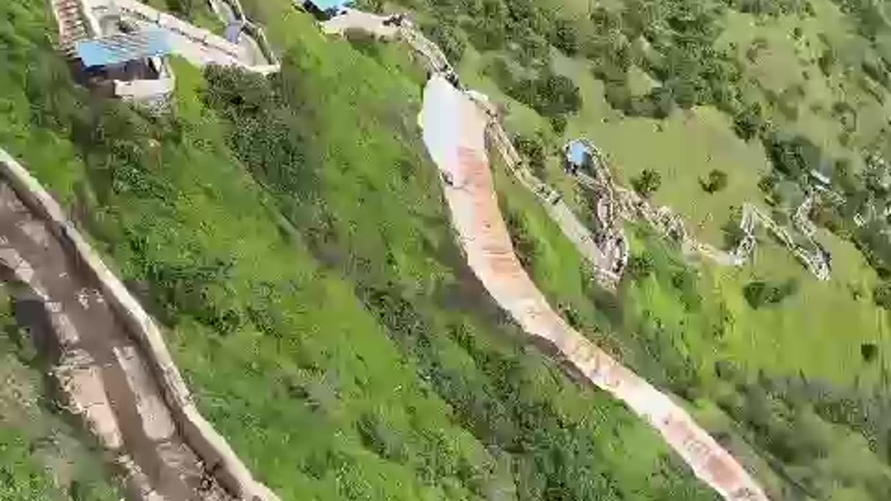 The video of beautiful mountain