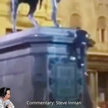 Classic: Andy Tifa tries vandalize a statue and scores instant Karma