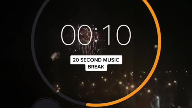 20 second music break