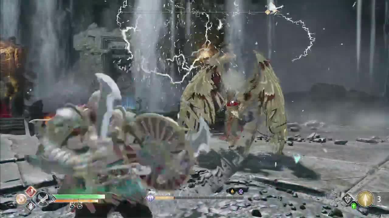 The "Unfair" Queen of the Valkyries, Sigrun: No damage + Normal (God of War)