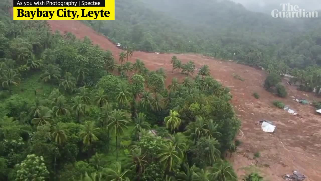 Tropical storm Megi leaves dozens dead and thousands displaced in the Philippines